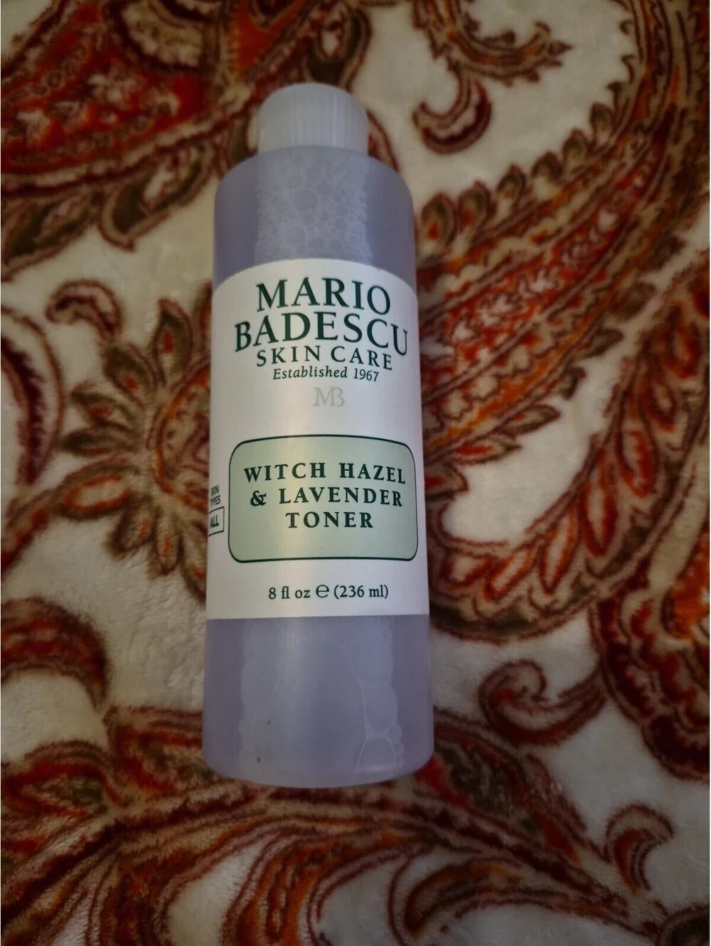 Mario Badescu Witch Hazel & Lavender Toner 8oz | New W/ Fast Shipping!